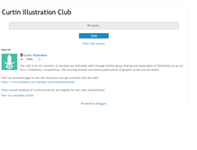 Tablet Screenshot of curtinillustrationclub.com